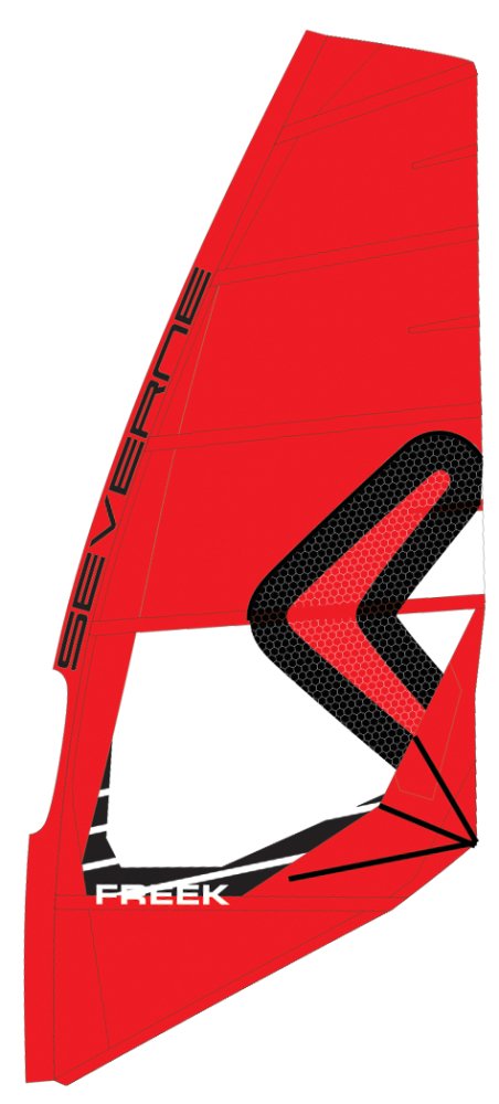 2023 Severne Freek RedWindsurf - Windsurf seil - FreestyleFluid.no