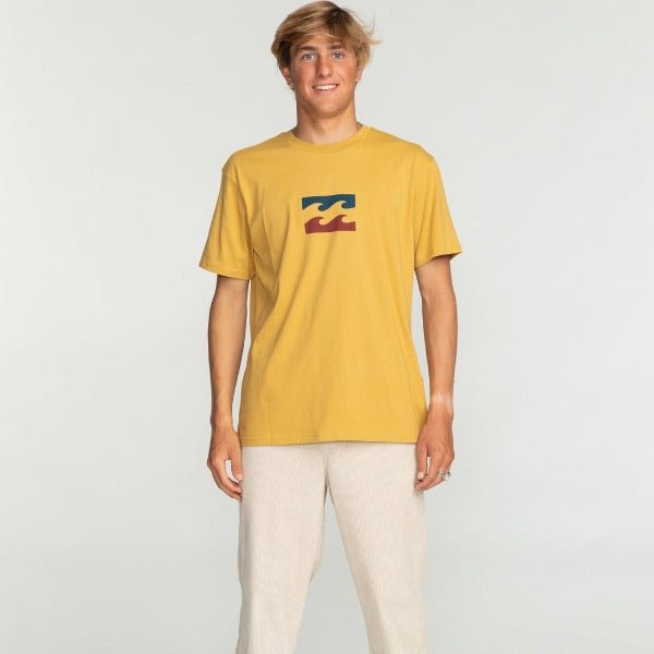 Billabong Team Wave T'shirt gulTilbehør - Klær - T-ShirtFluid.no