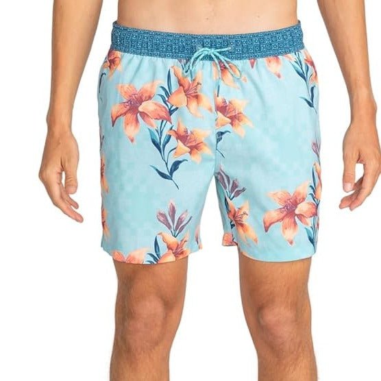 Billabong Vacay shorts lys blå hawaiiTilbehør - Klær - ShortsFluid.no