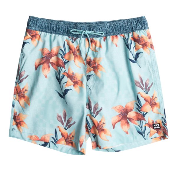 Billabong Vacay shorts lys blå hawaiiTilbehør - Klær - ShortsFluid.no