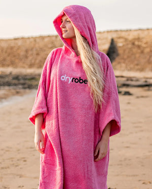 Dryrobe Organic Towel Robe PinkVåtdrakter > PonchoFluid.no