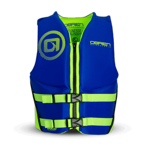 O’Brien Vannsportvest junior - Neopren - Blå - 25 – 41 kgVåtdrakter > VesterFluid.no